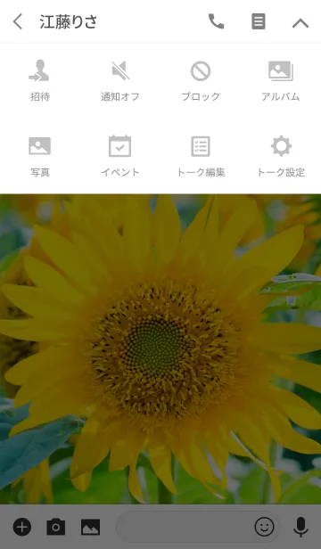 [LINE着せ替え] sunflower fields ver.2の画像4