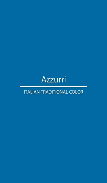 [LINE着せ替え] Azzurri #coolの画像1