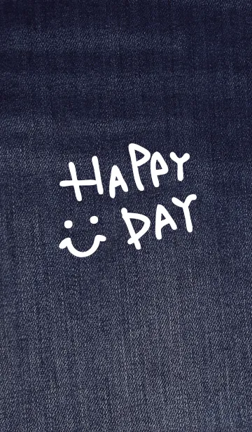 [LINE着せ替え] スマイル-デニム6-の画像1