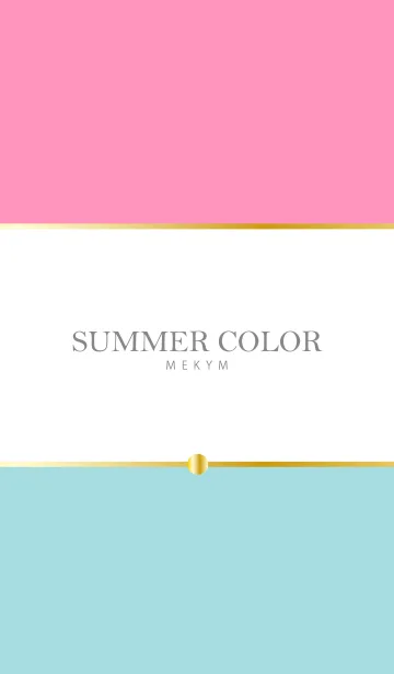 [LINE着せ替え] SUMMER COLOR PINK 11 #popの画像1