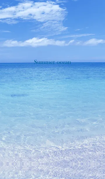 [LINE着せ替え] Summer ocean 10. #coolの画像1