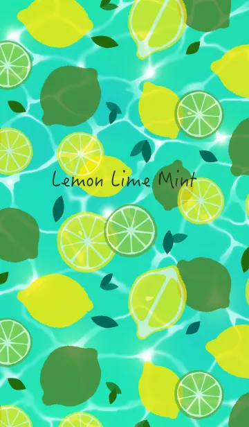 [LINE着せ替え] レモン＆ライム＆ミント#freshの画像1