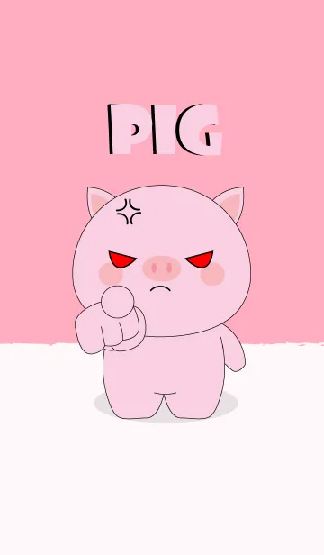 [LINE着せ替え] I Love Cute Cute Pig Theme (jp)の画像1