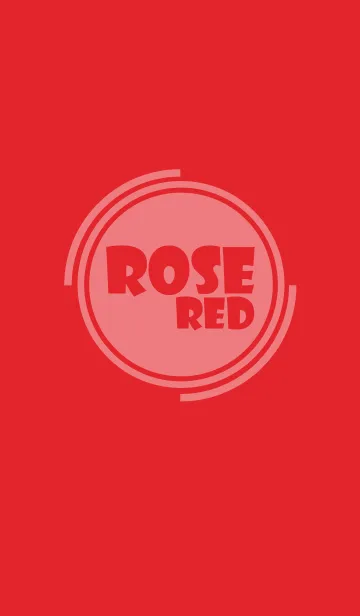 [LINE着せ替え] Simple Rose Red Theme v.4 (jp)の画像1