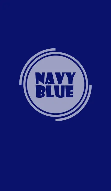 [LINE着せ替え] Simple navy blue Theme v.4 (jp)の画像1