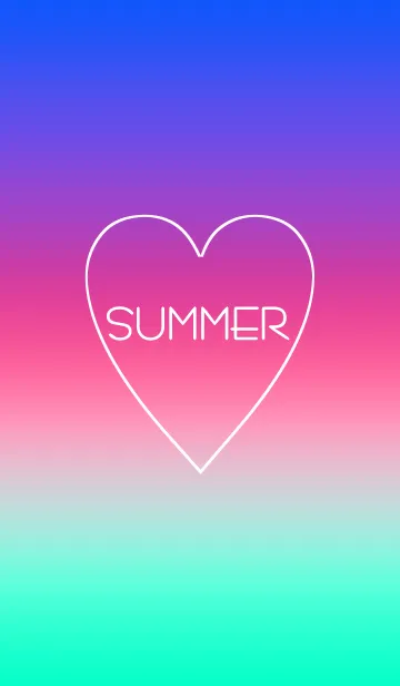 [LINE着せ替え] Summer gradation！！ #popの画像1
