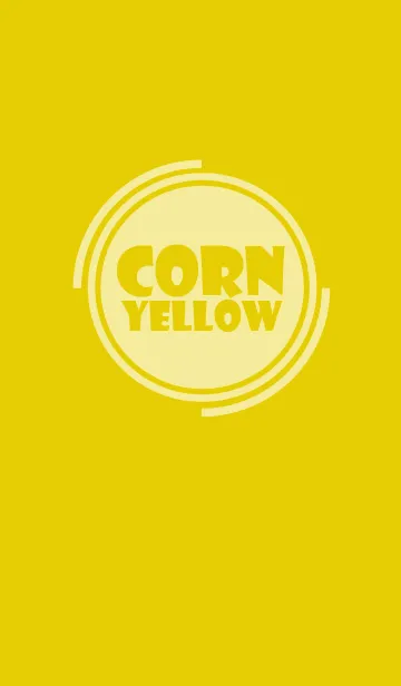 [LINE着せ替え] Simple corn yellow Theme v.4 (jp)の画像1