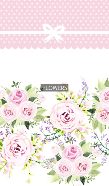 [LINE着せ替え] water color flowers_948の画像1