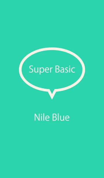 [LINE着せ替え] Super Basic Nile Blue #coolの画像1