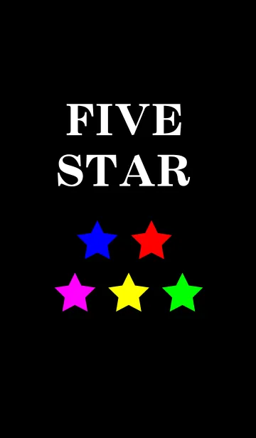 [LINE着せ替え] FIVE STARの着せ替えの画像1