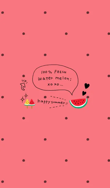 [LINE着せ替え] 100%#fresh water melonの画像1