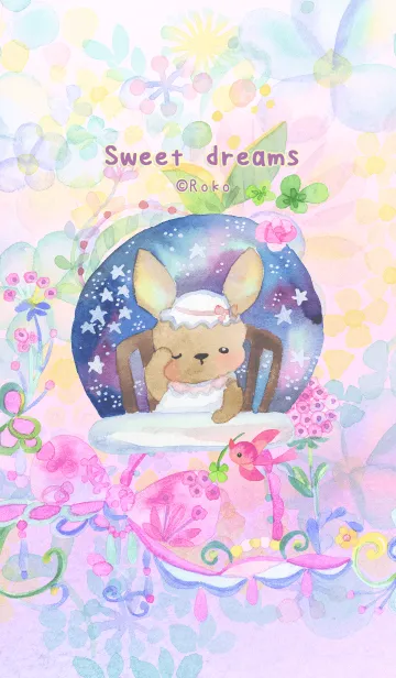 [LINE着せ替え] うさちゃんのワンピース（Sweet dreams）の画像1