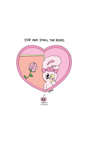 [LINE着せ替え] Stop and Smell the Rosesの画像1