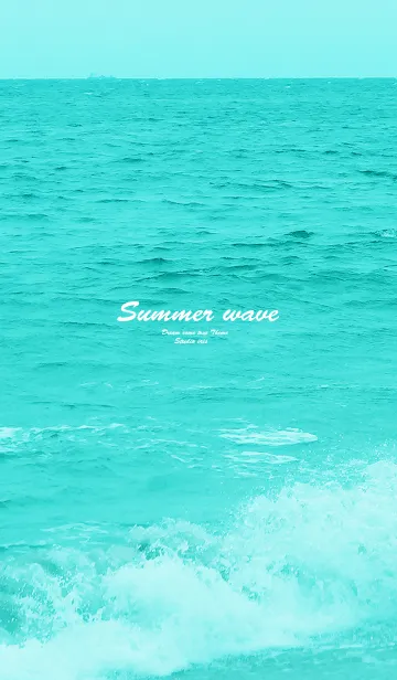 [LINE着せ替え] Summer wave 夏 #coolの画像1