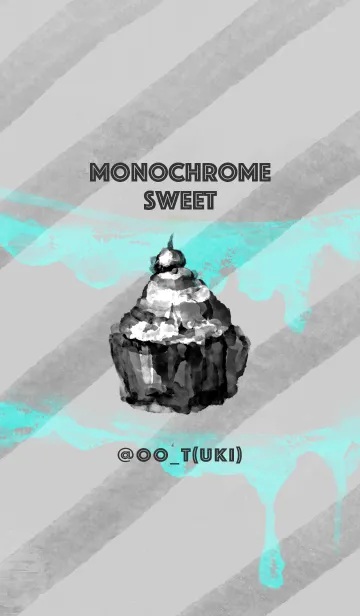 [LINE着せ替え] monochrome sweetsの画像1