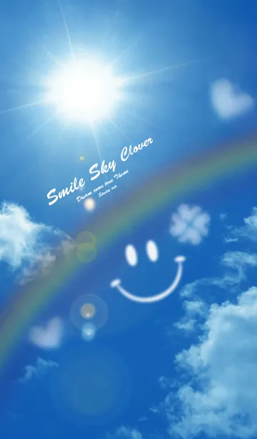 [LINE着せ替え] 運気上昇❤️Smile Sky Clover#popの画像1