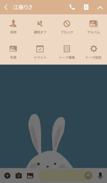 [LINE着せ替え] ラビットの画像4