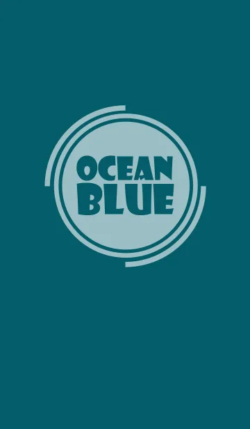 [LINE着せ替え] Simple Ocean blue Theme v.4 (jp)の画像1