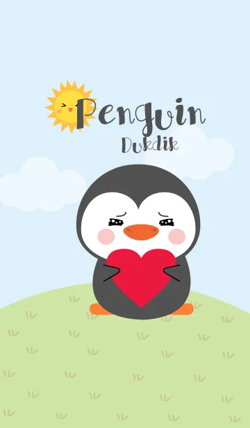 [LINE着せ替え] Lovely Penguin Duk Dik Theme 2 (jp)の画像1