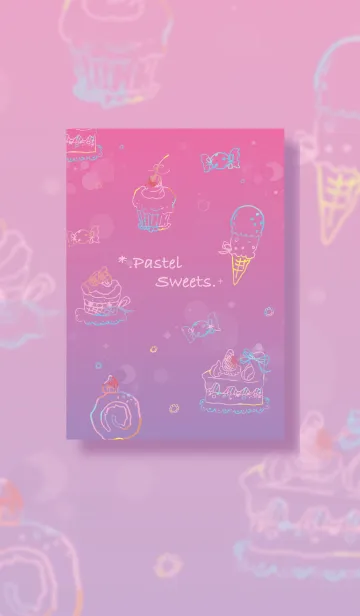 [LINE着せ替え] Pastel Sweets*の画像1