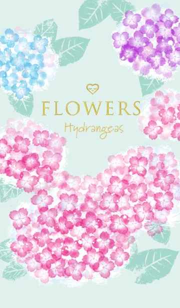 [LINE着せ替え] Flowers・アジサイの画像1