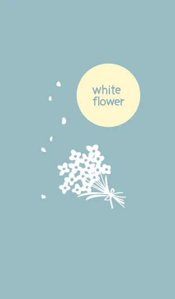 [LINE着せ替え] 白い花束の画像1