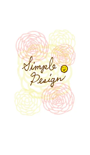 [LINE着せ替え] 水彩お花-スマイル26-の画像1