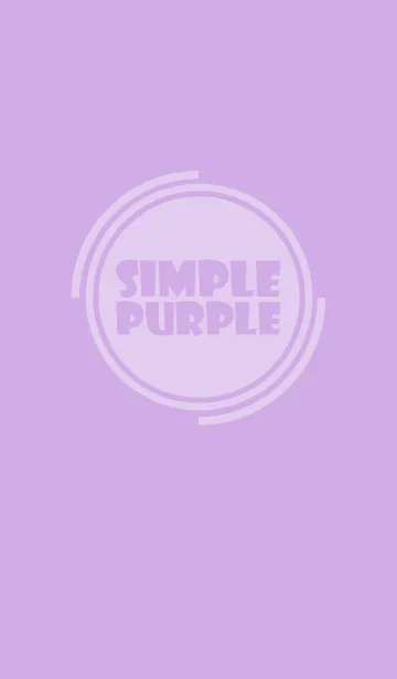 [LINE着せ替え] Simple Purple Theme v.4 (jp)の画像1