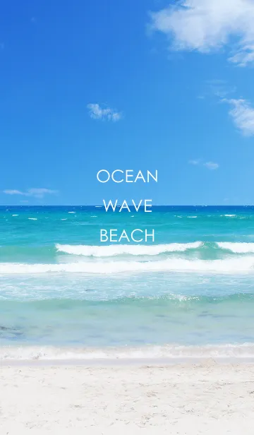 [LINE着せ替え] OCEAN WAVE BEACHの画像1