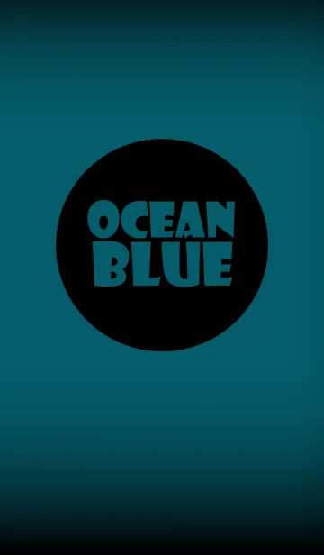 [LINE着せ替え] Ocean blue in black theme v.2 (jp)の画像1