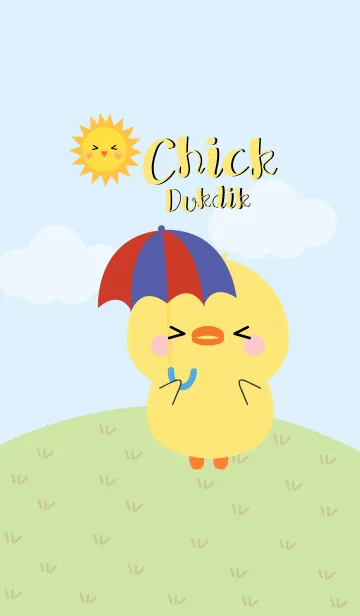 [LINE着せ替え] Lovely Chick Duk Dik Theme 2 (jp)の画像1