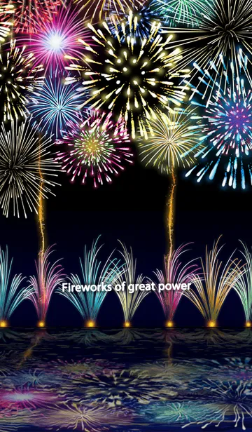 [LINE着せ替え] Fireworks of great powerの画像1