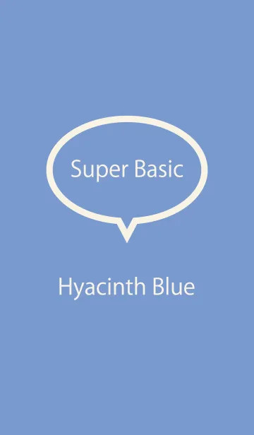 [LINE着せ替え] Super Basic Hyacinth Blueの画像1