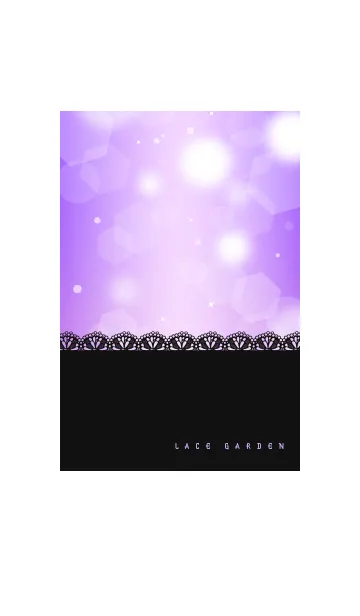 [LINE着せ替え] PURPLE LACE GARDENの画像1