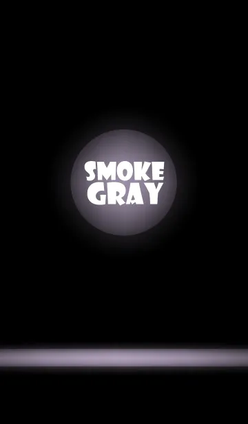 [LINE着せ替え] smoke gray in black theme ver.2 (jp)の画像1