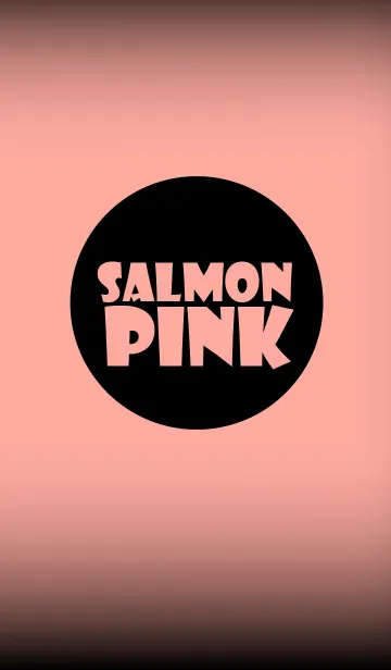 [LINE着せ替え] salmon pink in black theme vr.2 (jp)の画像1