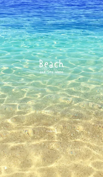 [LINE着せ替え] Beach and Sea glassの画像1