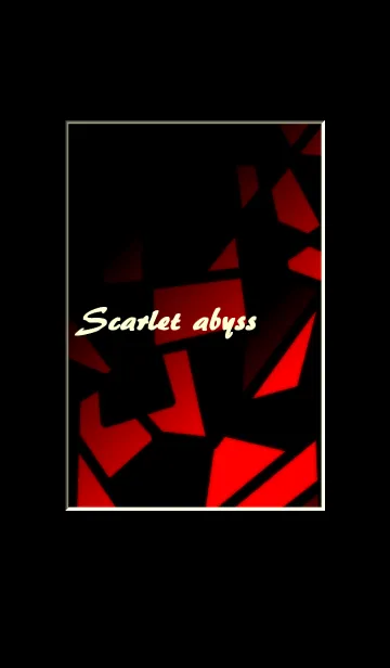 [LINE着せ替え] Scarlet abyss－紅い深淵-の画像1