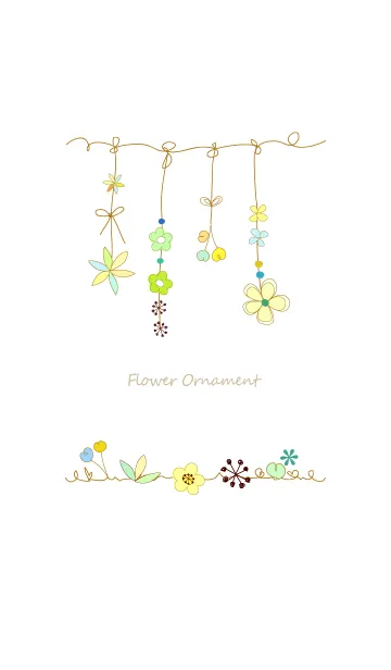 [LINE着せ替え] artwork_Flower Ornament3の画像1