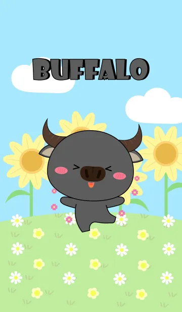 [LINE着せ替え] Happy Buffalo Land Theme (JP)の画像1