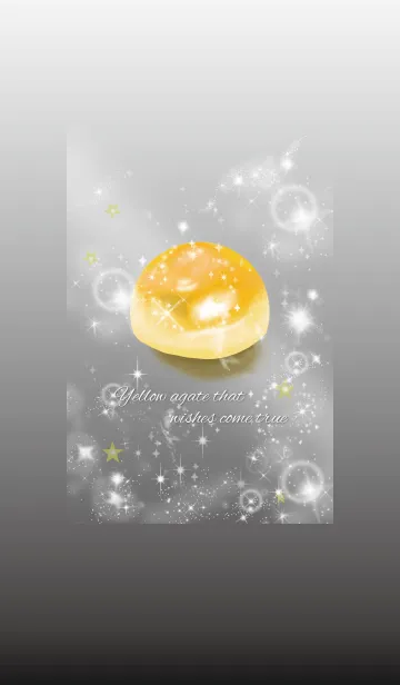 [LINE着せ替え] 黒＆黄色 / 目標達成のイエローメノウの画像1