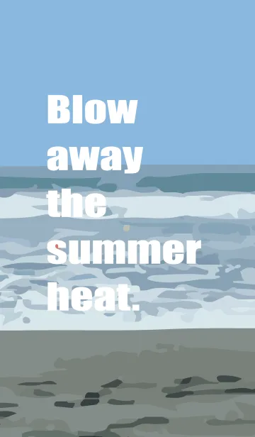 [LINE着せ替え] Blow away the summer heat.の画像1