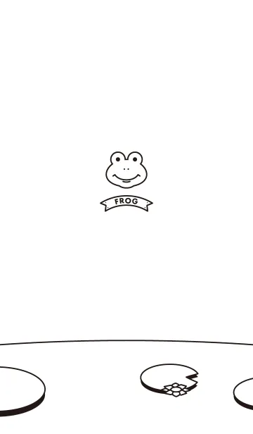 [LINE着せ替え] カエル／monoの画像1