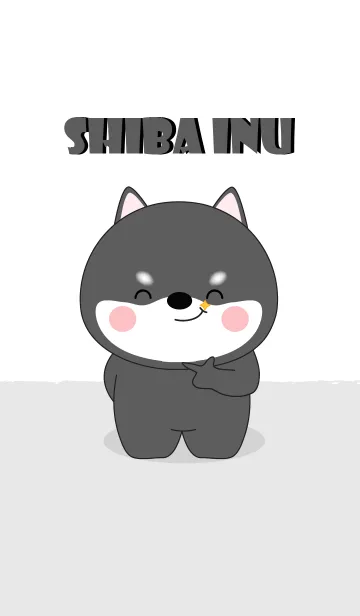 [LINE着せ替え] I Love Cute Black Shiba Inu Theme (jp)の画像1