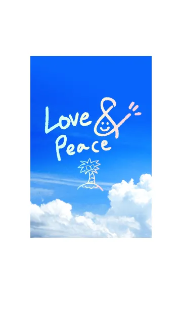 [LINE着せ替え] Love＆Peace summer #popの画像1