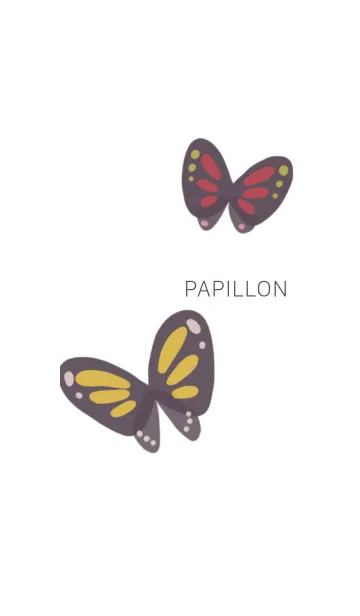[LINE着せ替え] パピヨン蝶々の画像1
