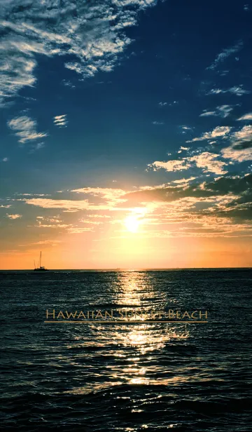 [LINE着せ替え] Hawaiian Sunset Beach 2 -SUMMER-の画像1