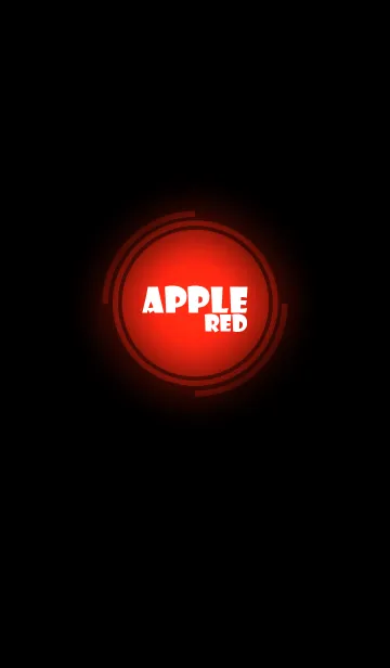 [LINE着せ替え] Apple Red in black theme vr.3 (jp)の画像1