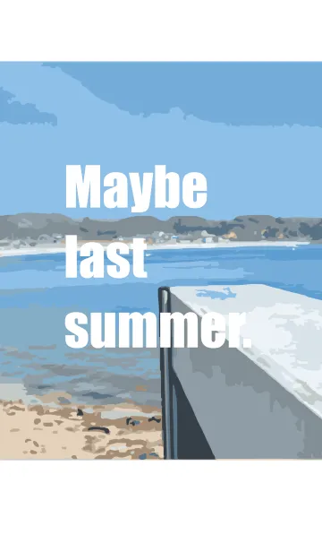 [LINE着せ替え] Maybe last summer.の画像1