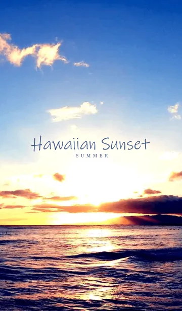 [LINE着せ替え] Hawaiian Sunset -SUMMER- 3の画像1